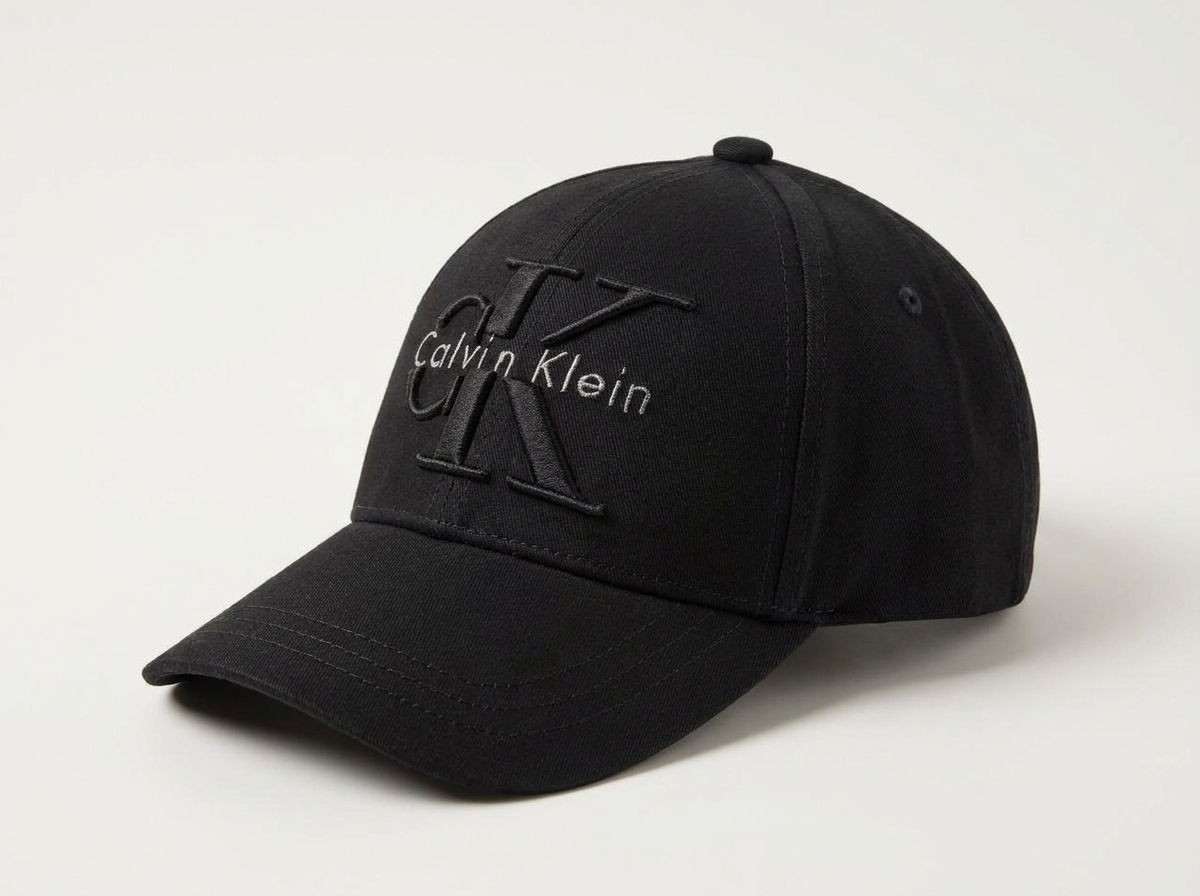 Кепка Бейсболка Calvin Klein - Келвін Кляйн Вишивка Біла Копія