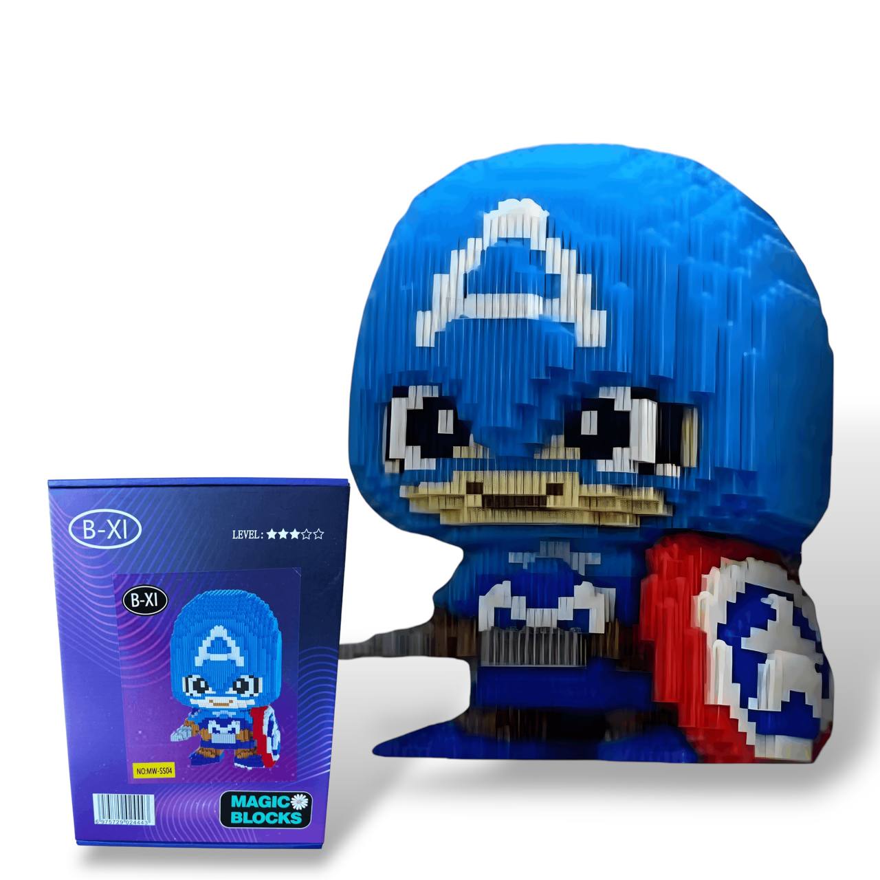 Конструктор Magic Blocks “Капітан Америка” (3489 деталей) Модель- MW-SS04