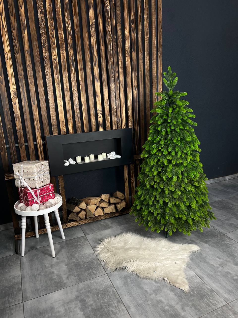 Ялинка «Роял» із салатовими кінцями - 1.5 м. 🍋‍🟩