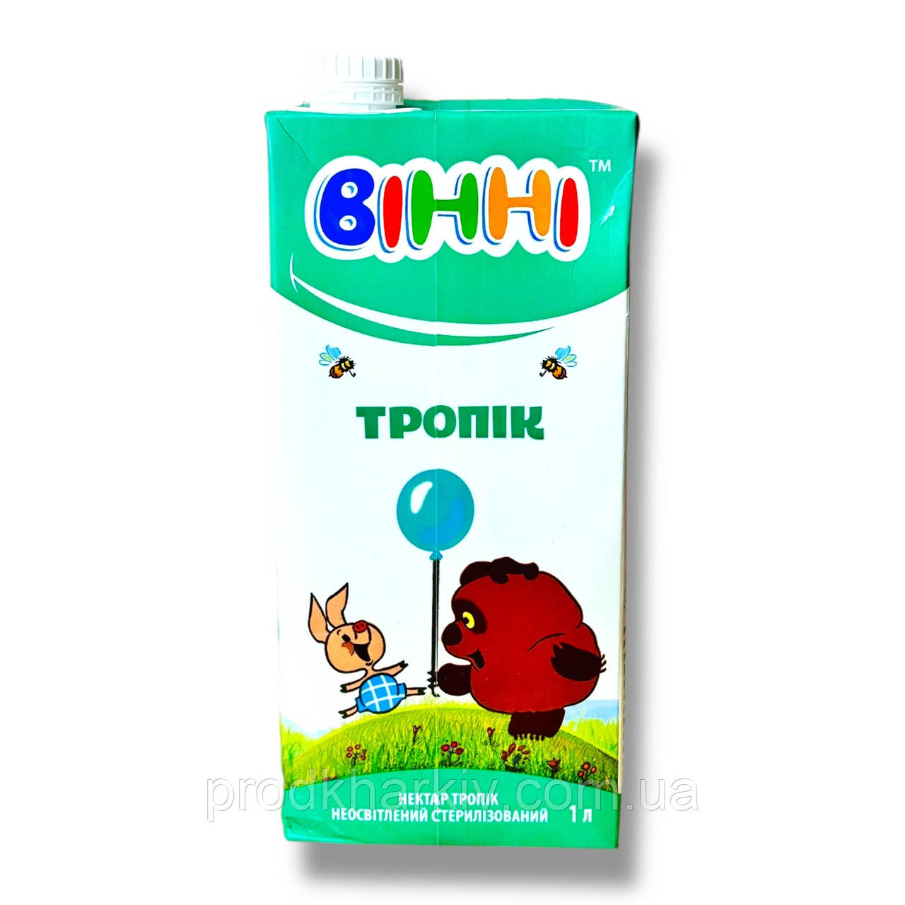 Нектар Тропік «Вінні Play» з м'якоттю, 1000 мл (тетрапак)