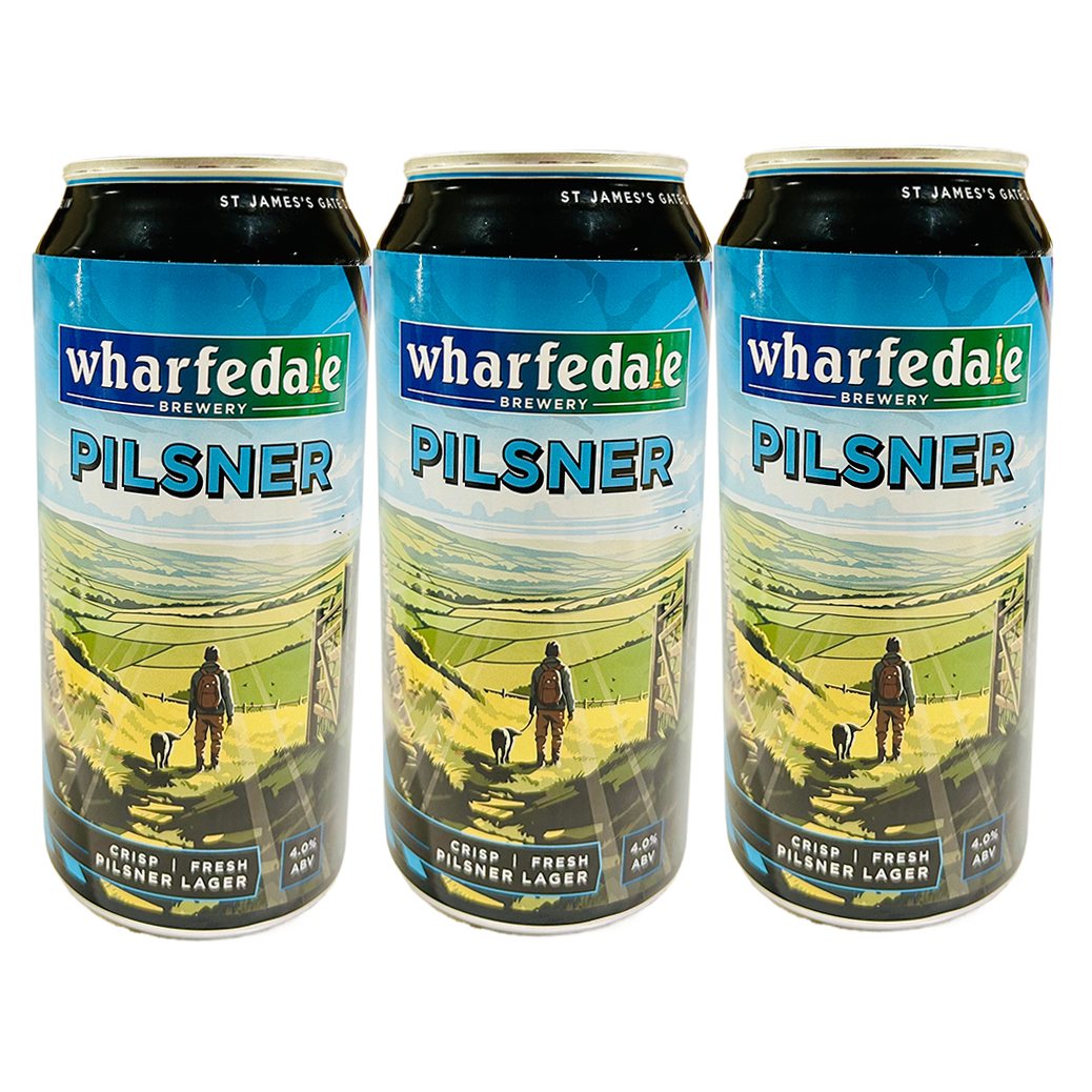 Canned Beer: Wharfedale  Pilsner (440ml x 12) - COMING SOON