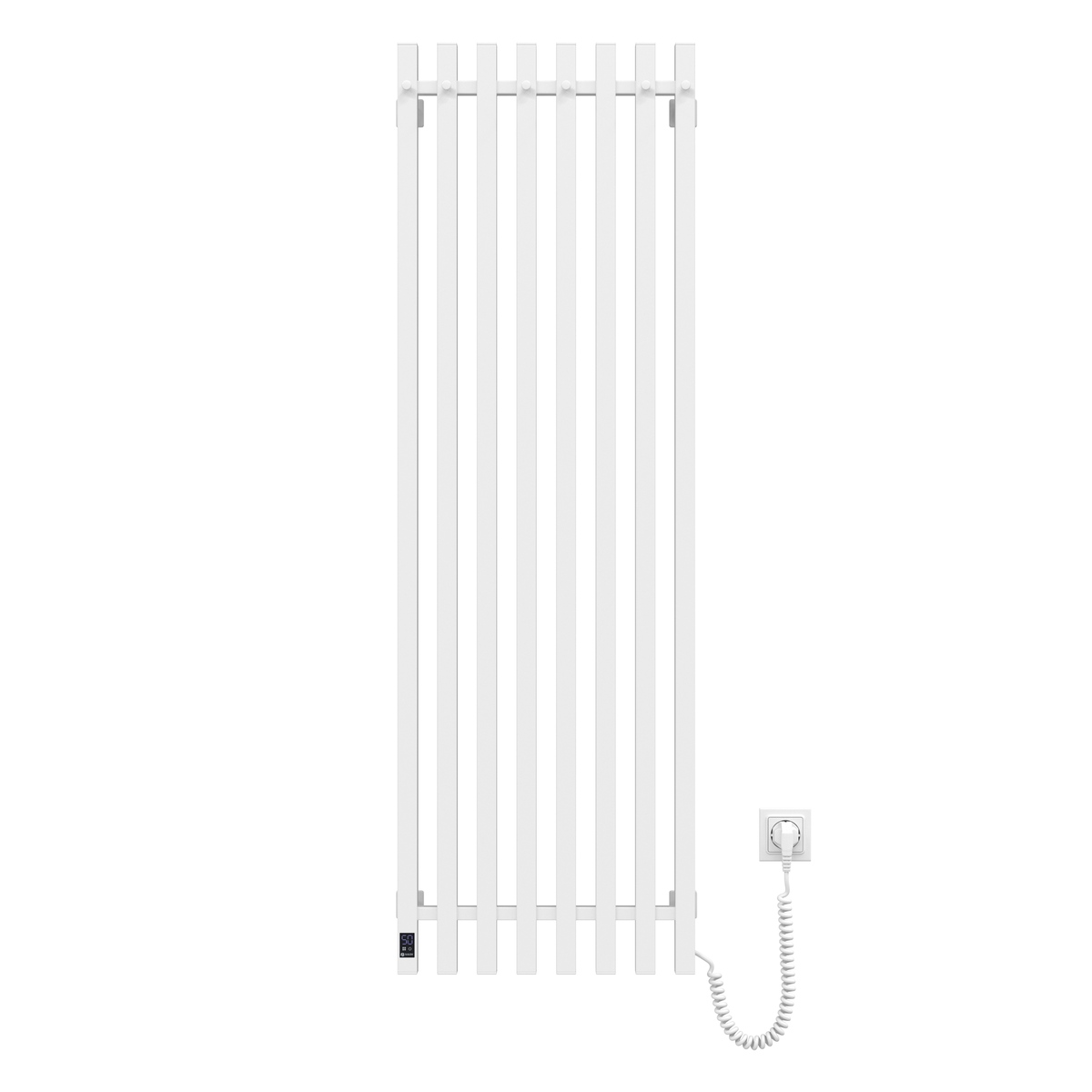 Рушникосушка електрична NAVIN Levante 450×1400 Sensor права з Wi-Fi, білий оксамит