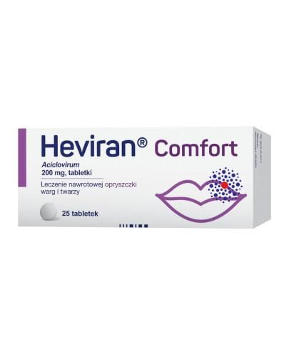 Heviran Comfort 200 мг противірусний препарат - 25 табл