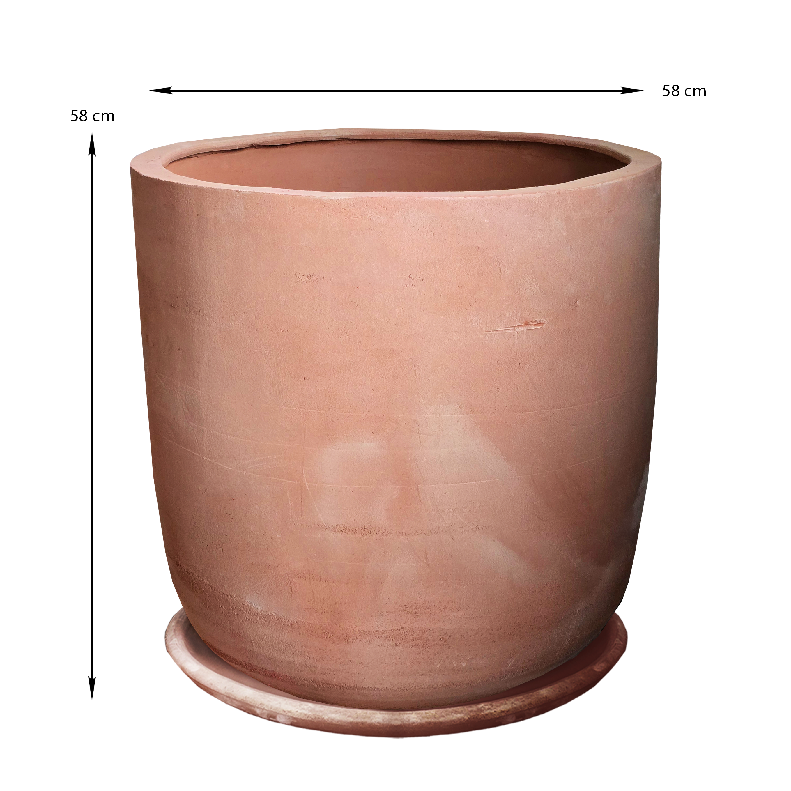 Горщик Гончарний теракотовий мат | 110 л