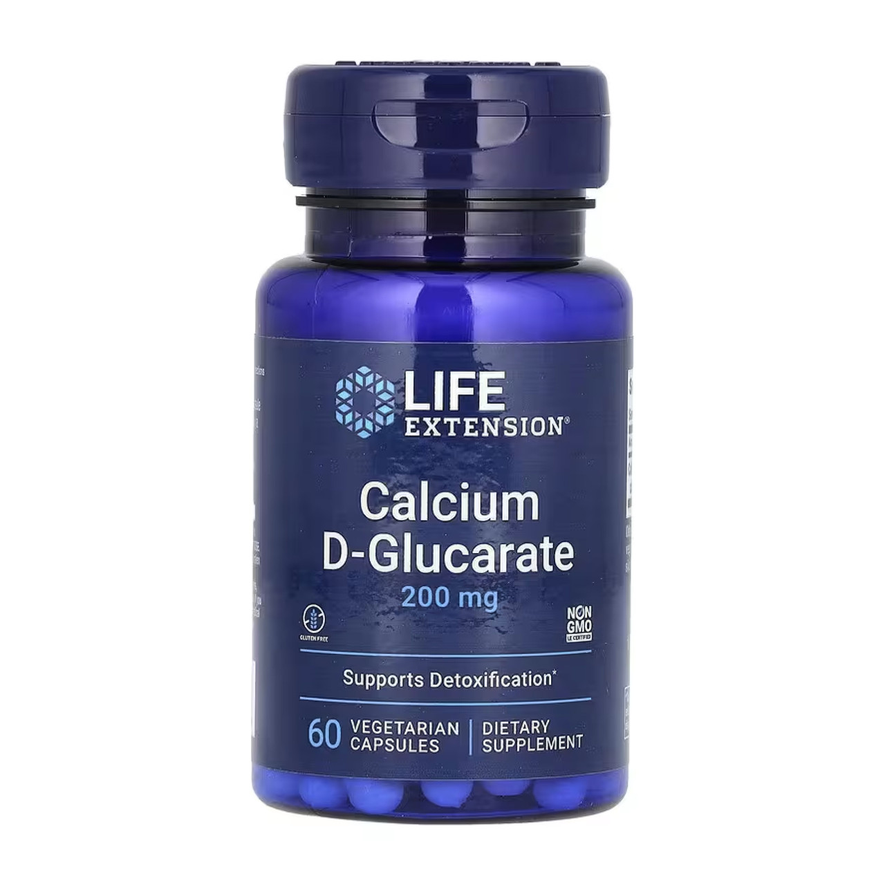 Кальцій Д-Глюкарат, Calcium D-Glucarate 200mg - 60 vcaps