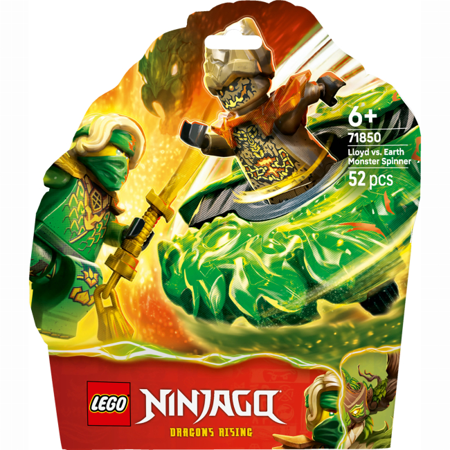 Конструктор LEGO NINJAGO Ллойд проти спінера земельного монстра (71850)