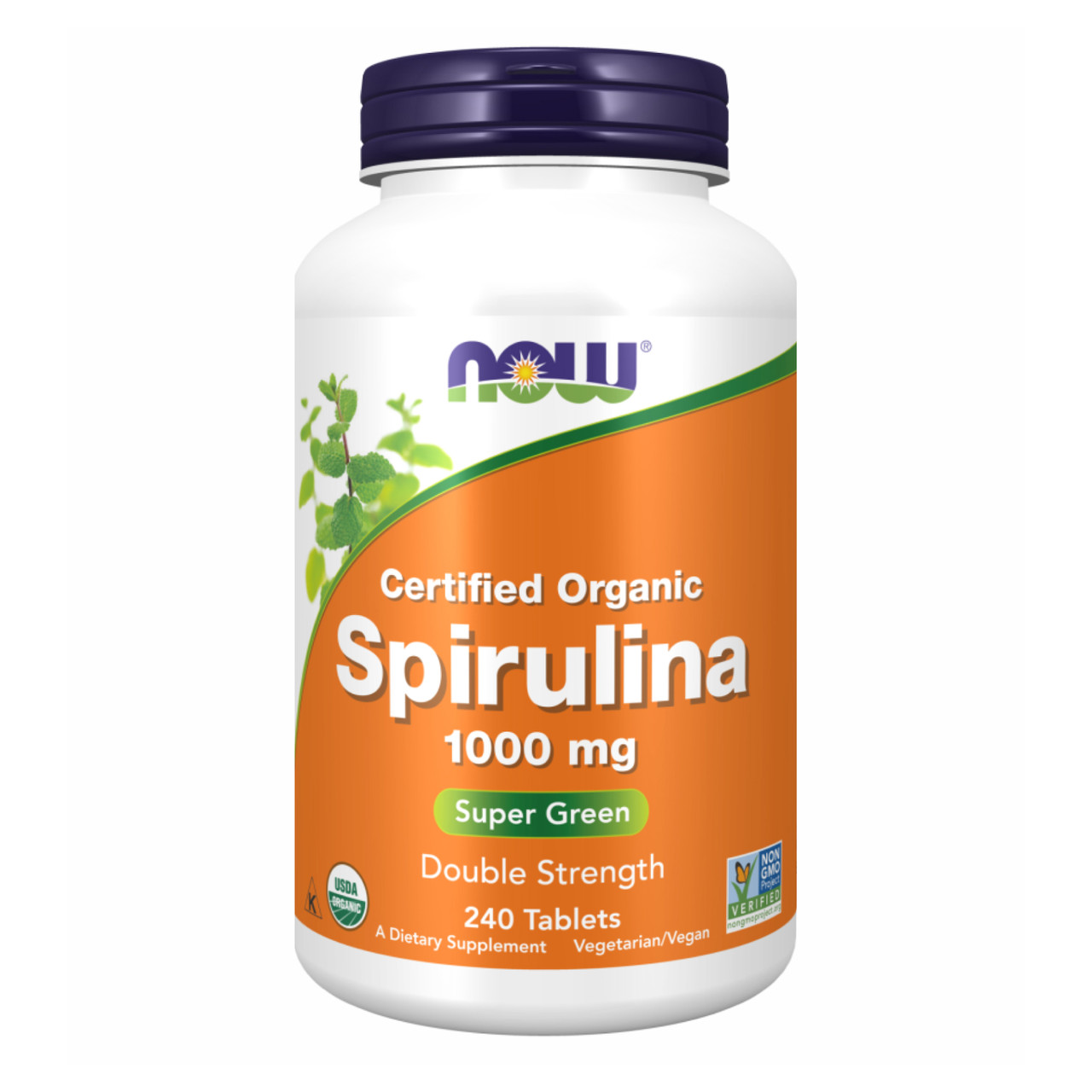 Спіруліна, Spirulina 1000mg - 240 tabs