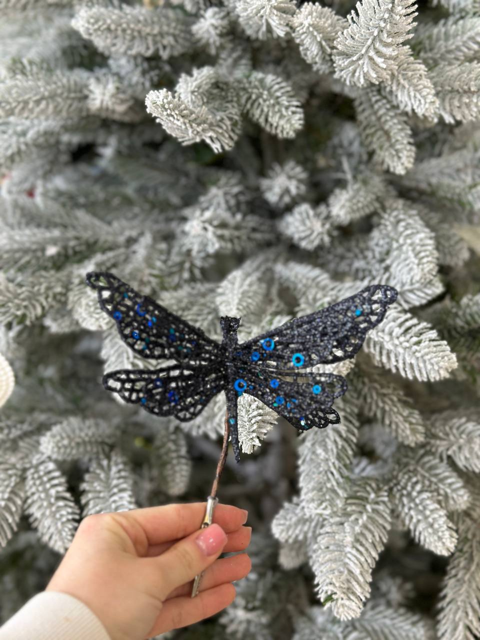 Ялинкова прикраса на кліпсі Бабка, 17 см