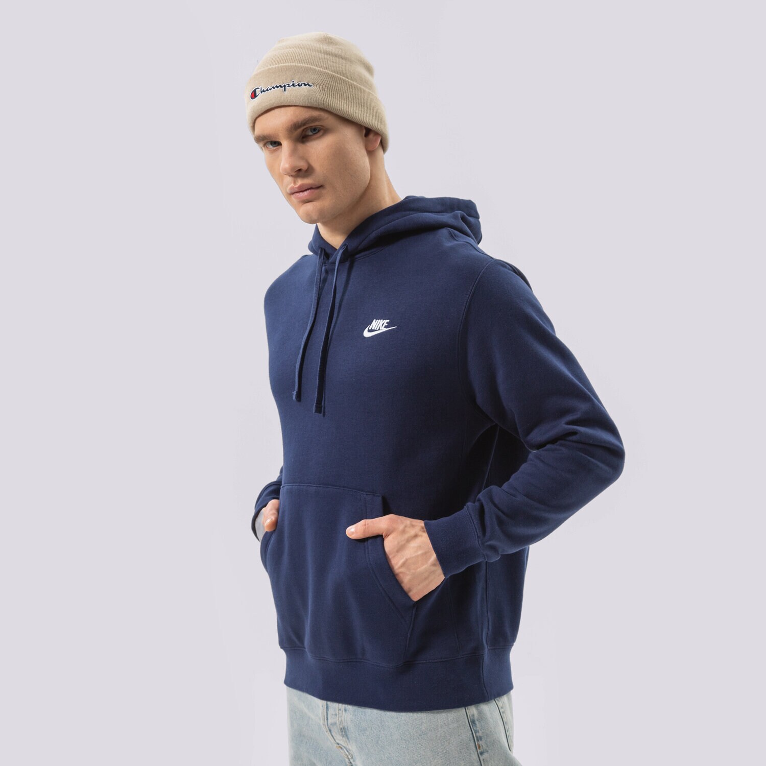 Бомбер чоловічий Nike M Nsw Club Hoodie Po Bb
