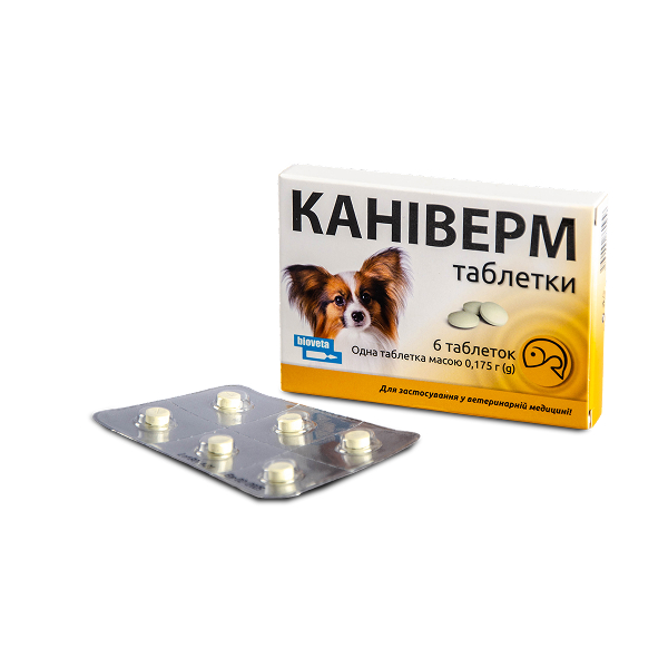 Каніверм таб 0,175г №6