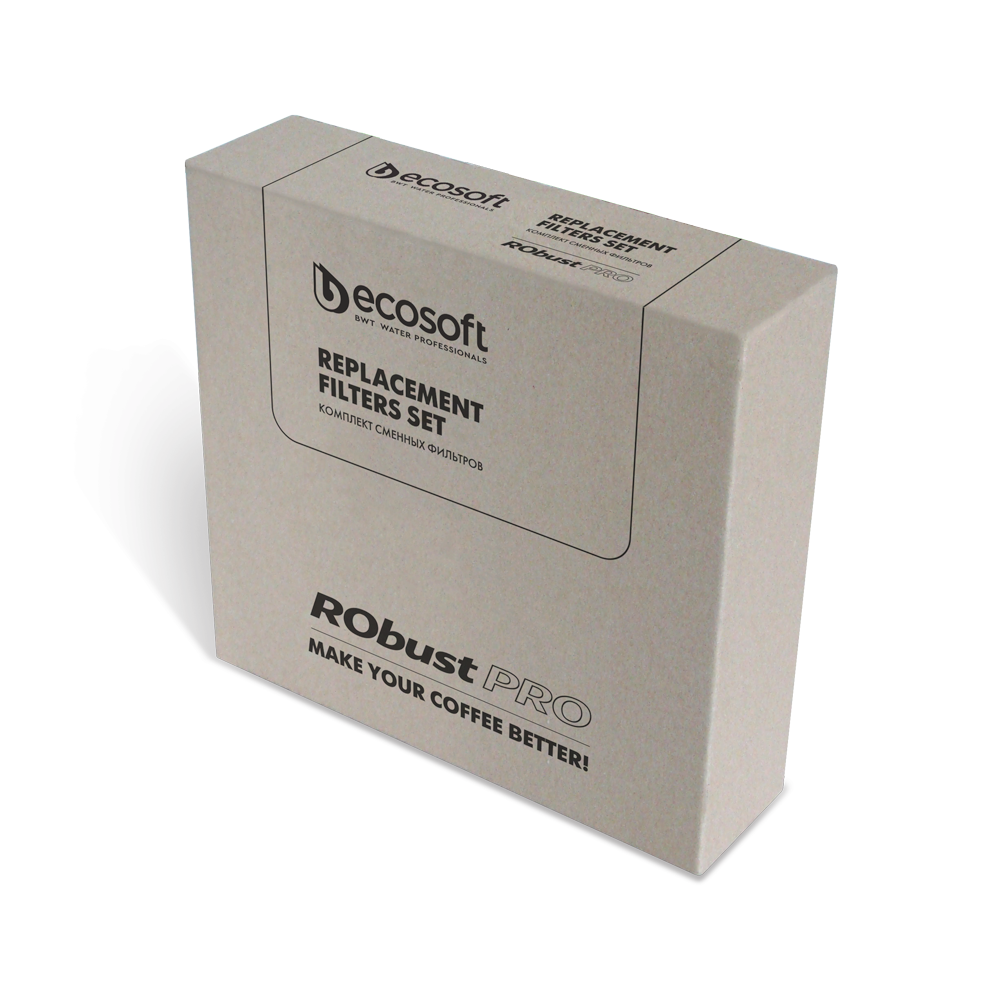 Комплект картриджів 1-2-3-4 Ecosoft для фільтра RObust PRO (CHVROBUSTPRO)