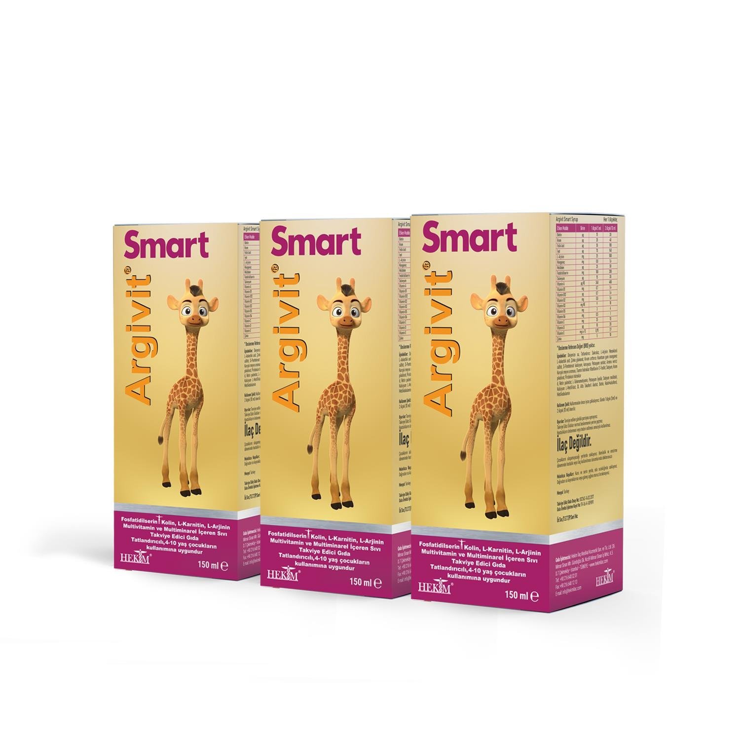 Argivit Smart Syrup 150ml – Cognitive & Immune Support for Kids