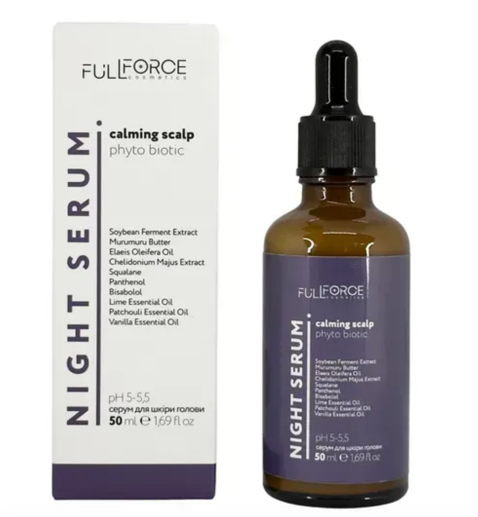 Нічний серум для шкіри заспокійливий PB CALMING SCALP night scalp serum, 50 ml