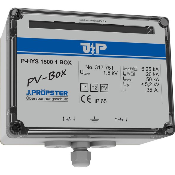 Комбінований ПЗІП -HYS 1500 1 BOX тип 1+2, IP 65, PV