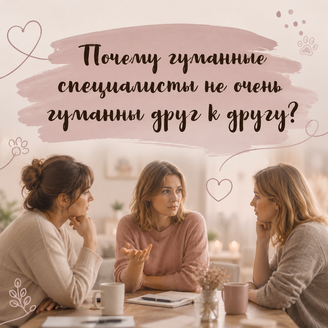 Почему гуманные специалисты не очень гуманны друг к другу?