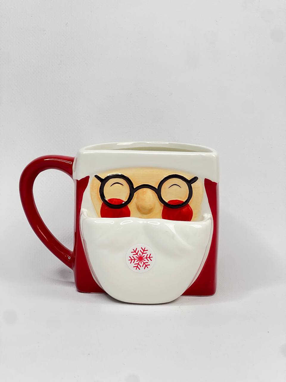 Чашка Дід Мороз з ячейкою для печива