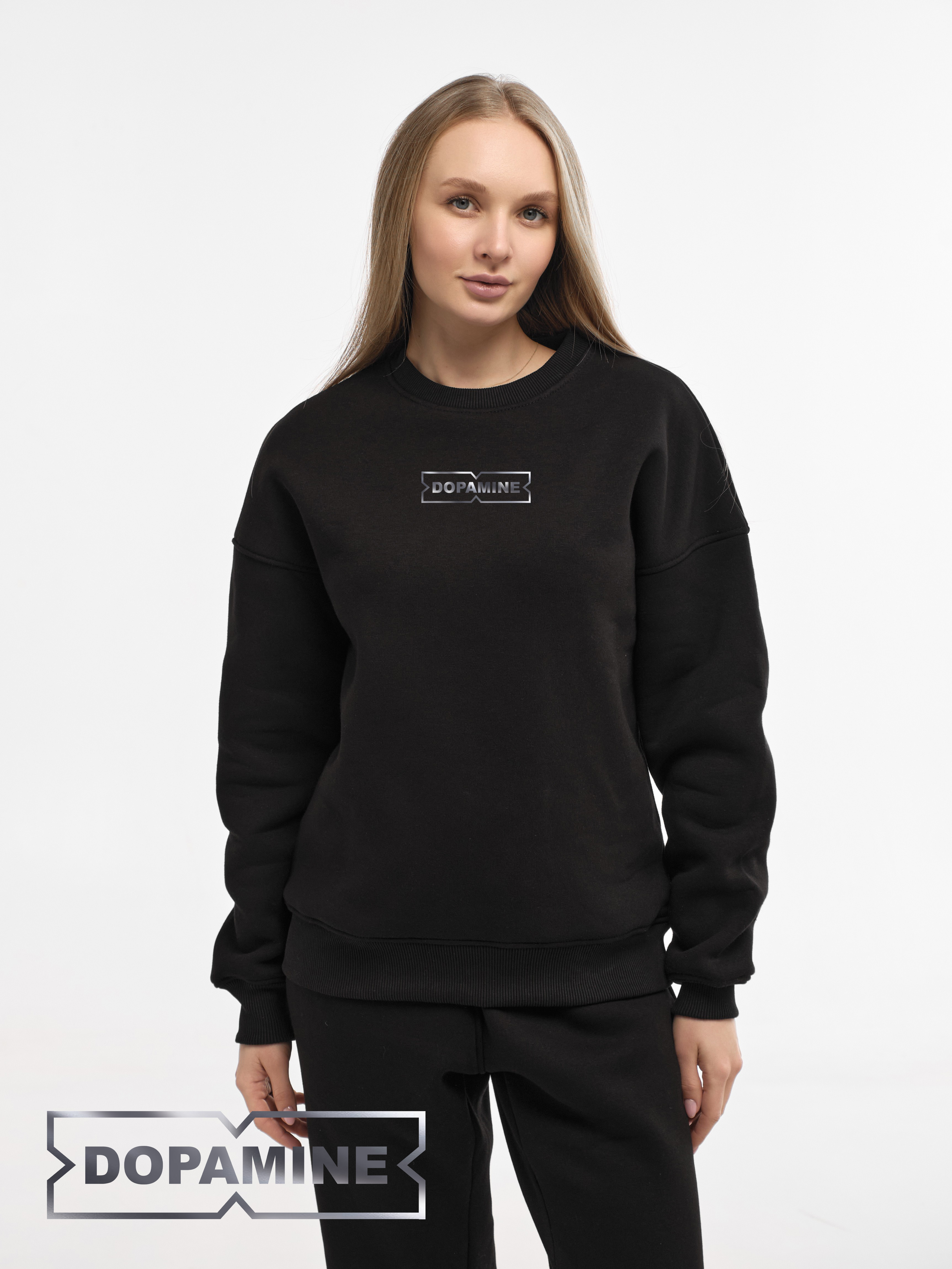 SWEATSHIRT "DOPAMINE | BLACK EMOTION | XS1