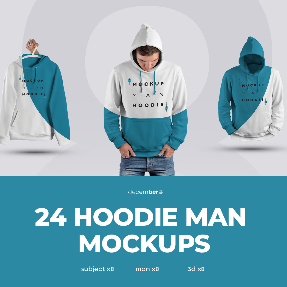 24 Hoodie Mockups Bundle