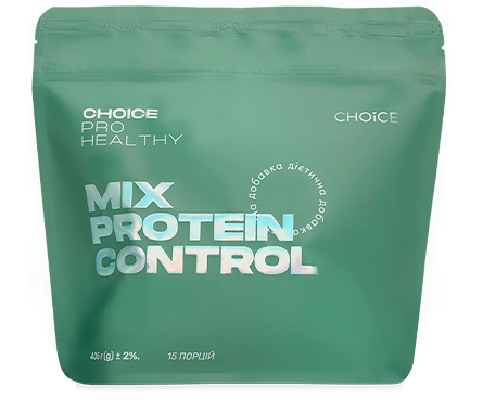 Mix Protein CONTROL збалансоване харчування низькокалорійний поживний коктейль