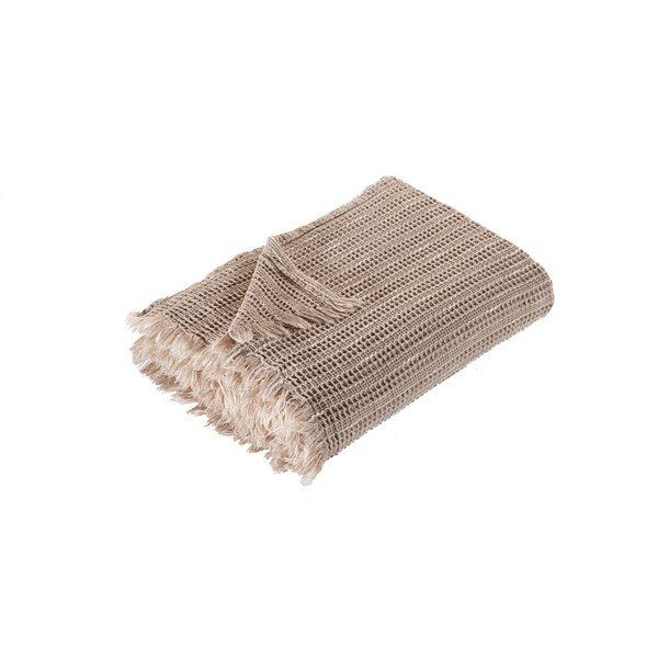 Покривало Buldan’s Fresco 240×260 см — натуральна бавовна, еко-стиль, бежеве