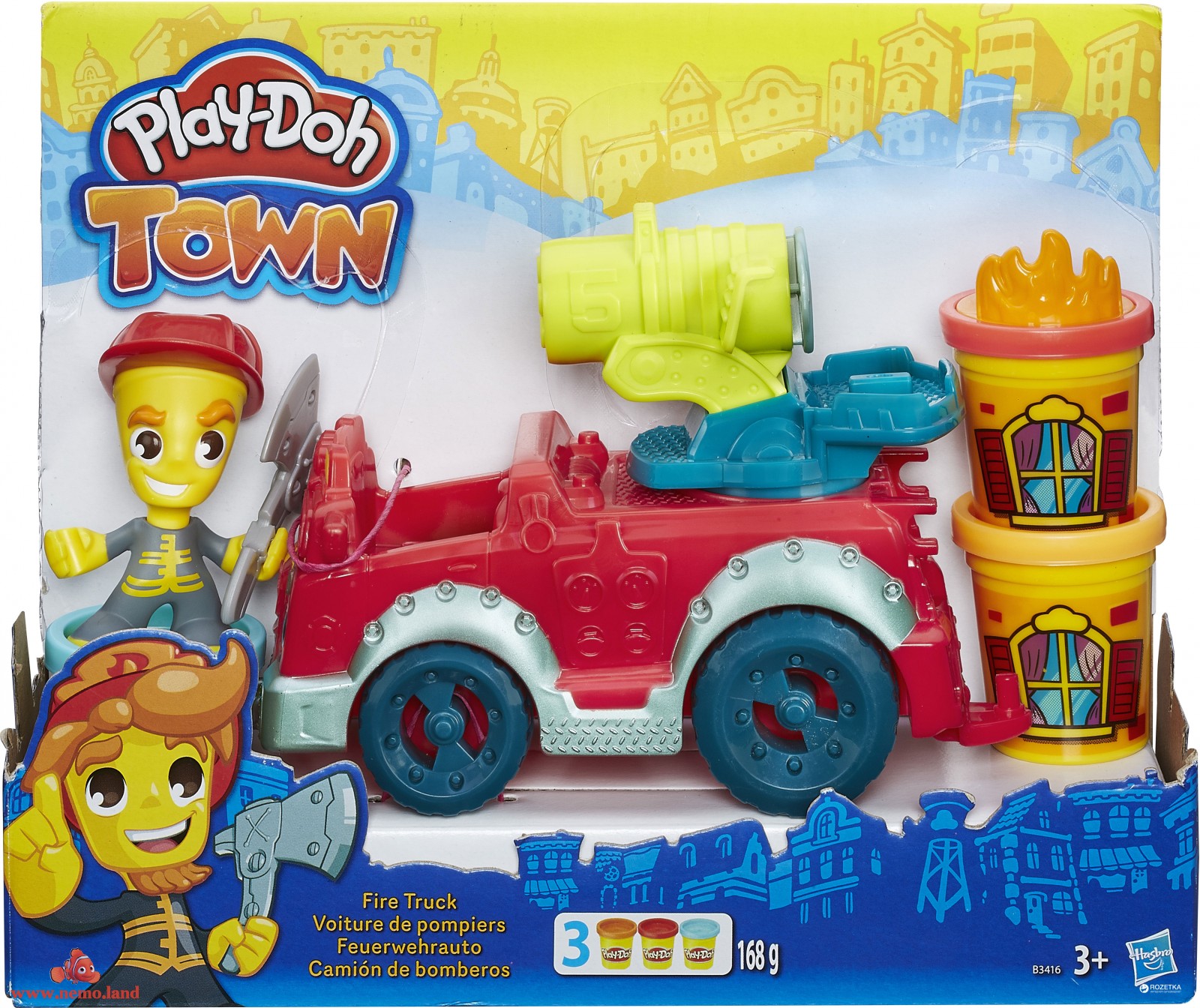 Набір пластиліну Play-Doh Town "Пожежна машина" B3416