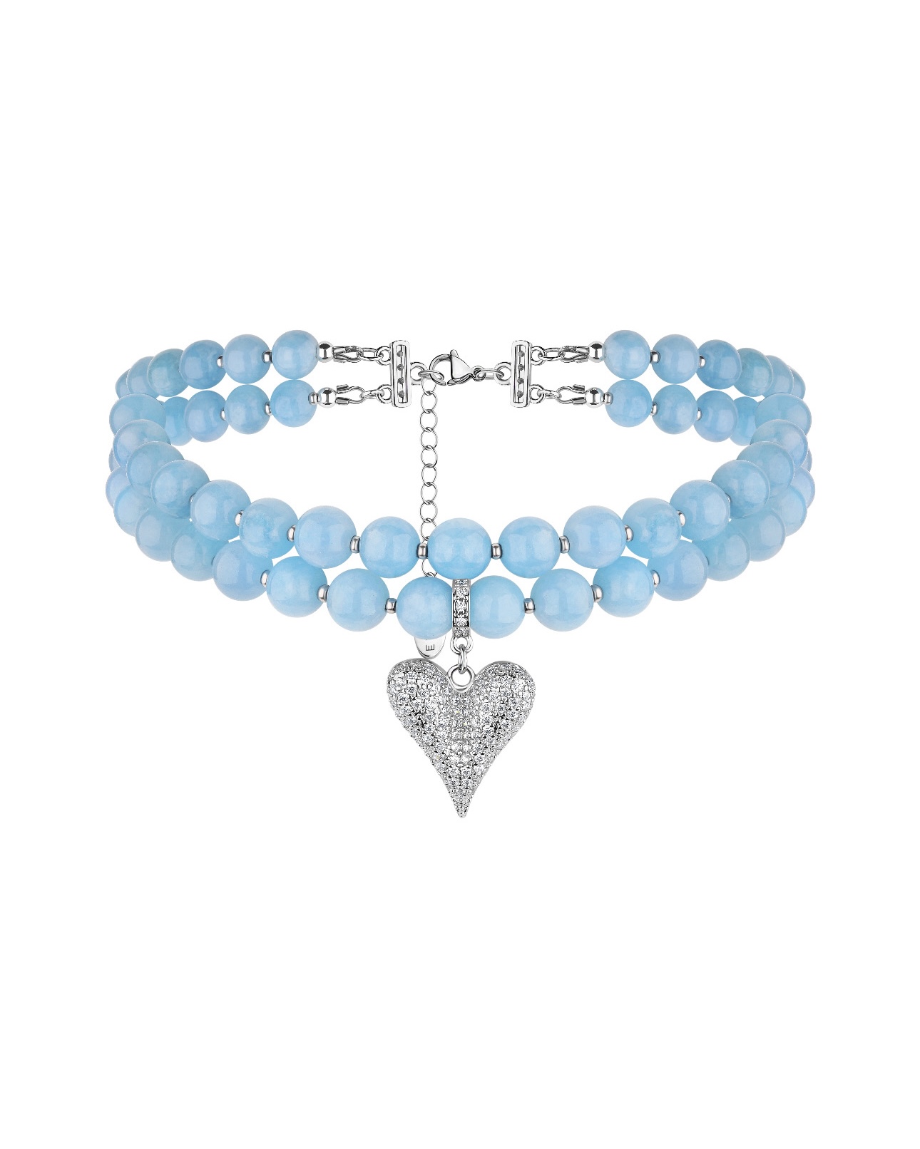 LOVE blue necklace