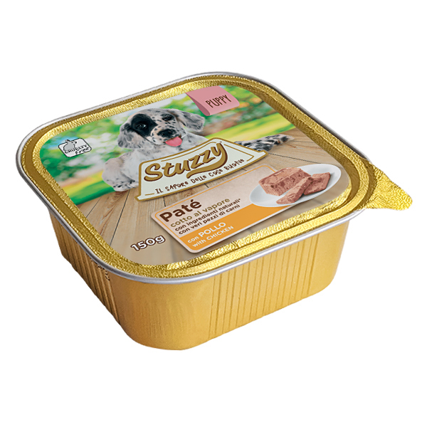 ШТУЗІ ДЛЯ ЦУЦЕНЯТ корм паштет з куркою 150г