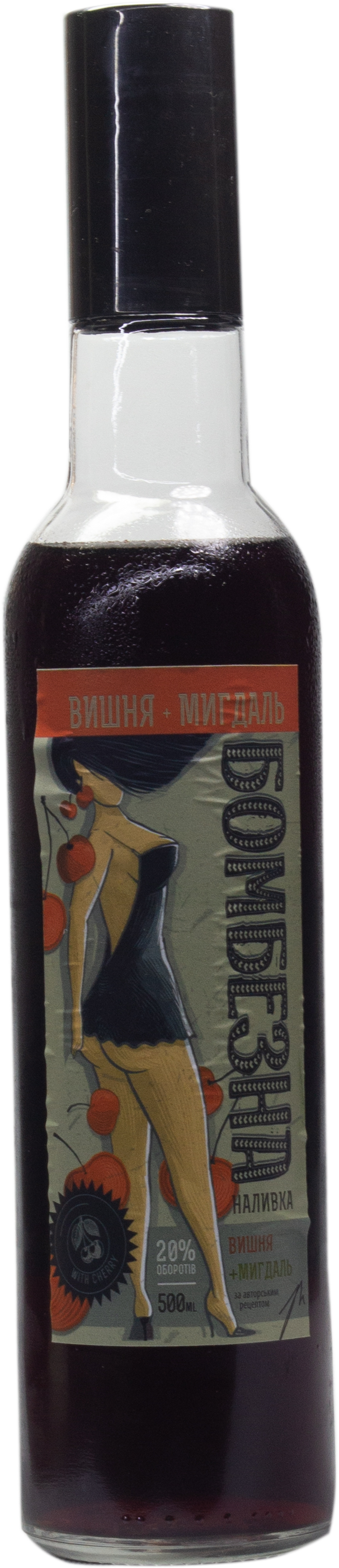 Солодка настоянка "Вишня з мигдалем" 0.5л 20%