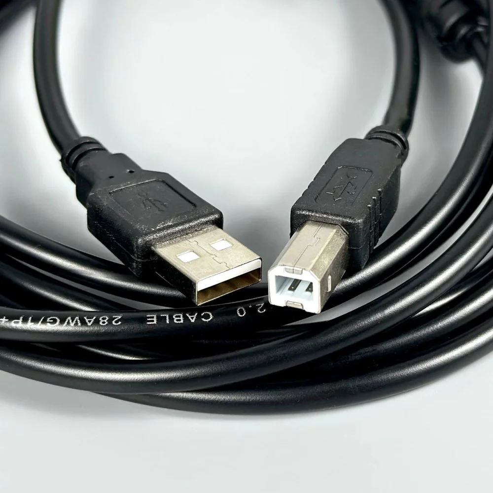  Кабель для принтера USB 2.0 AM/BM 1,5м