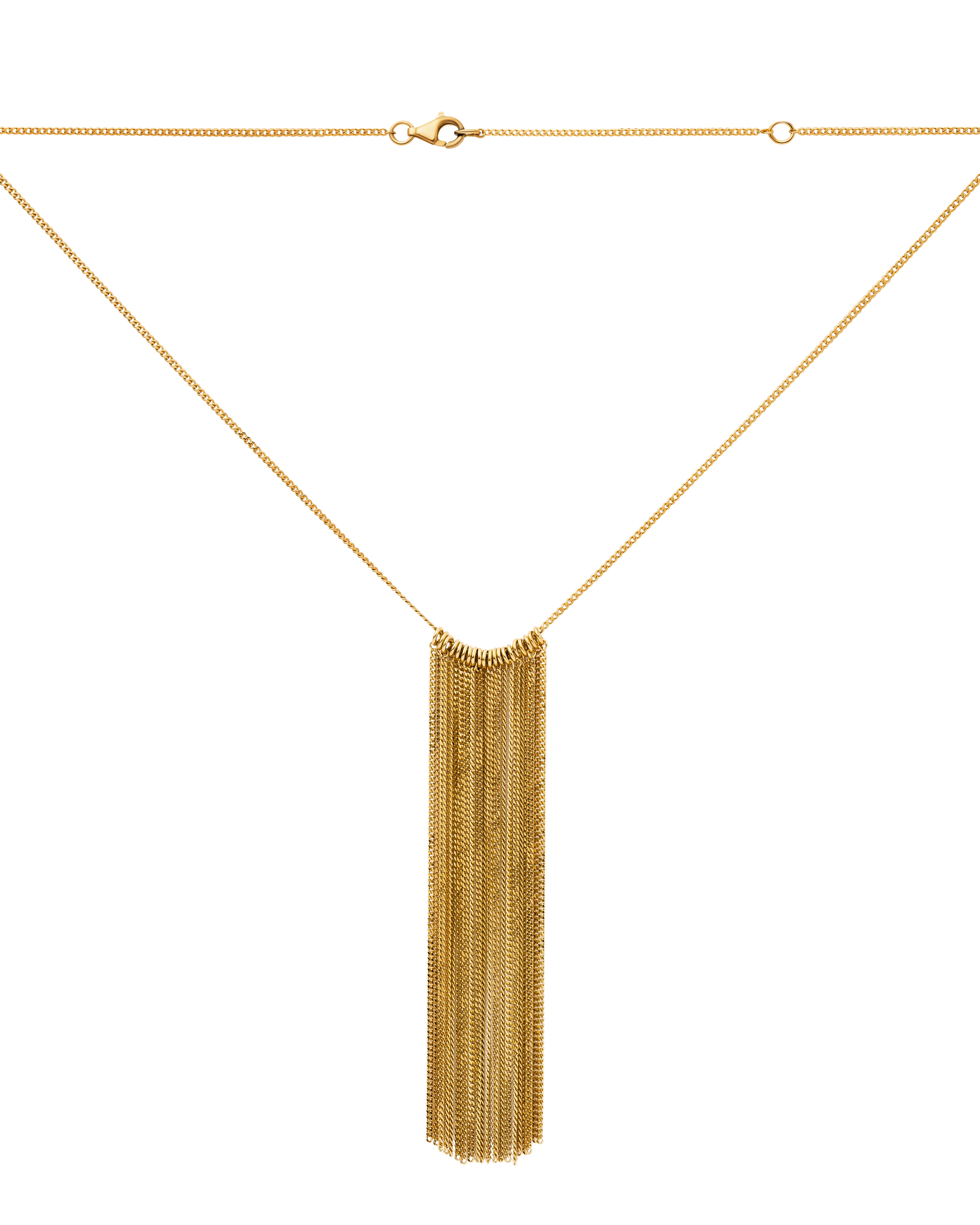 Necklace Waterfall Gold Plated