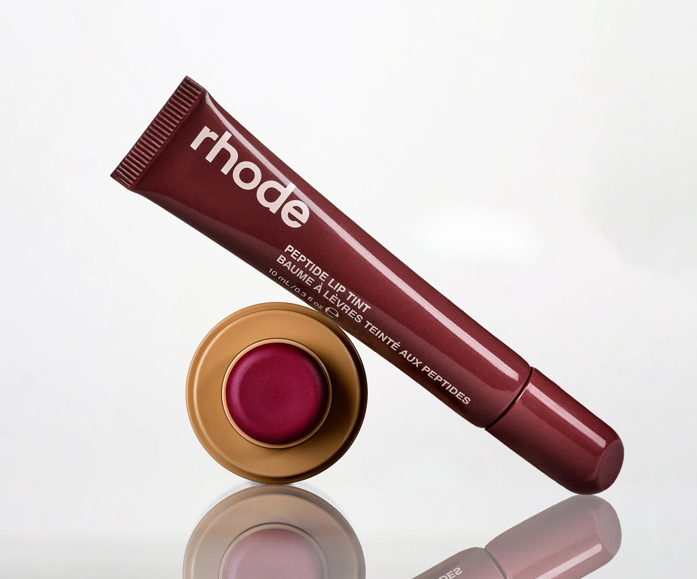 Дуо rhode pocket blush date cake + peptide lip tint pbj