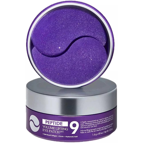 Гідрогелеві патчі із пептидами та гіалуроновою кислотою MEDI PEEL PEPTIDE 9 VOLUME LIFTING EYE PATCH PRO 60шт