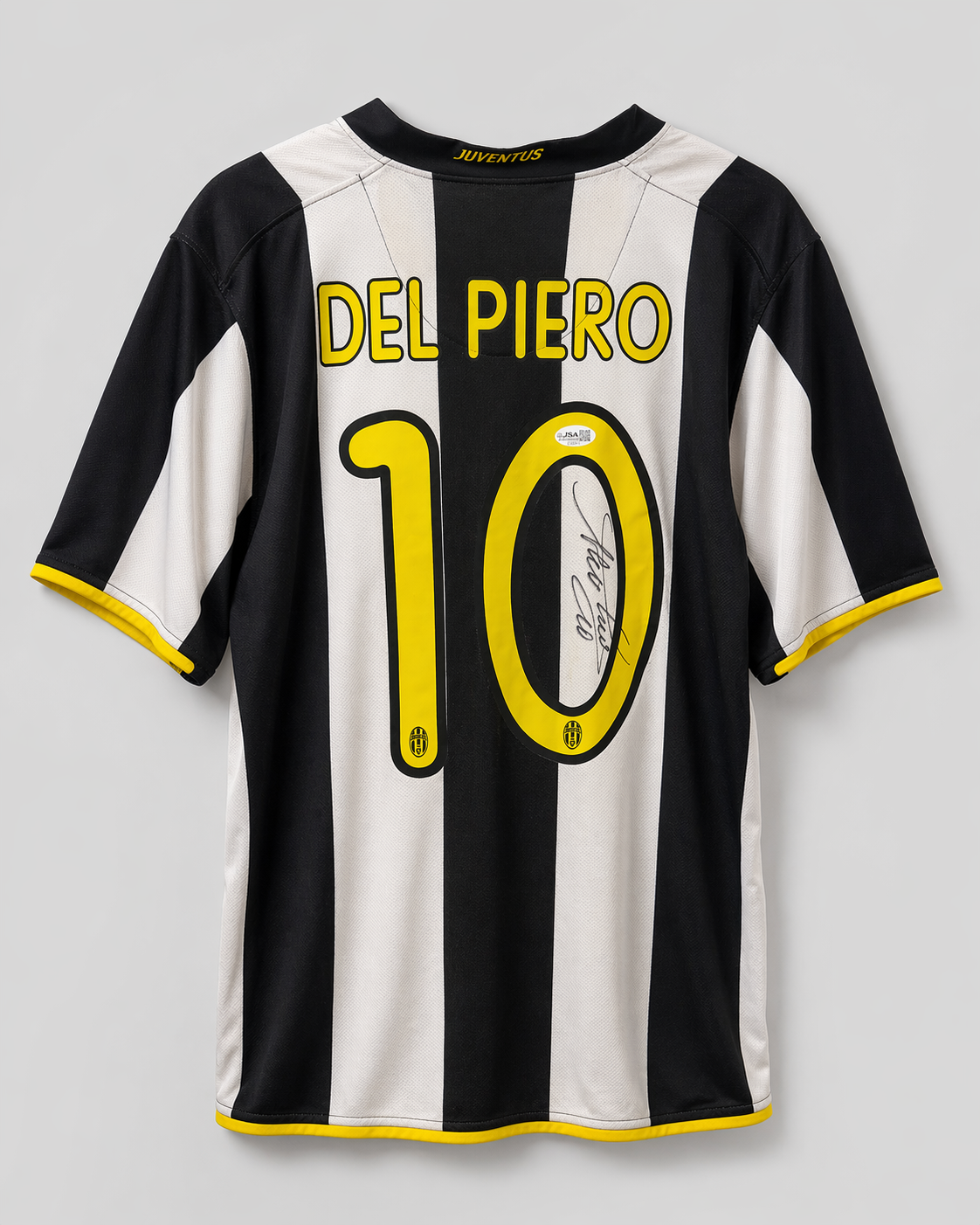 JERSEY DEL PIERO JUVENTUS CERTIFICADO JSA