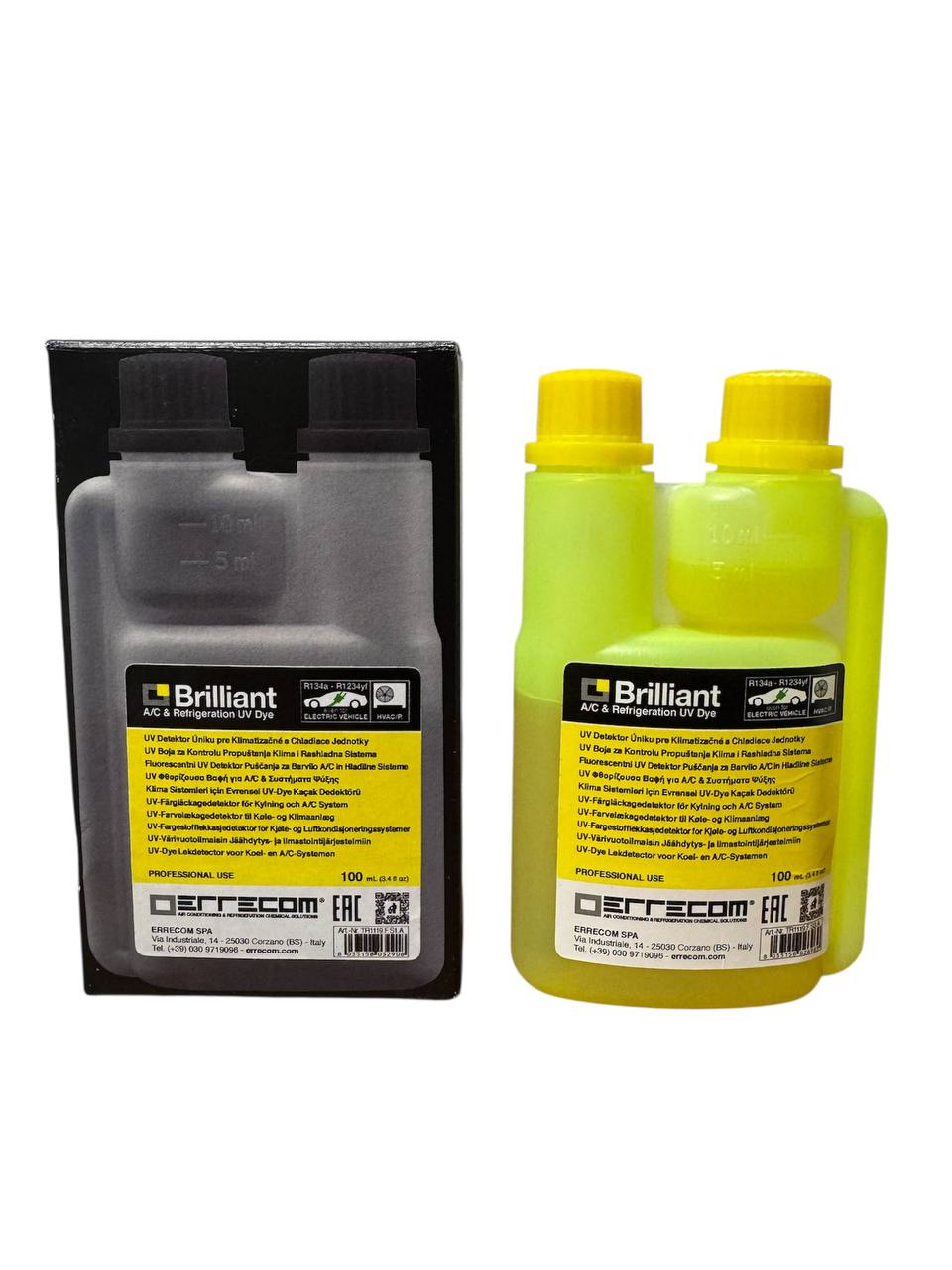 Brilliant UV 100ml Детектор витоку флуоресцентна фарба барвник Errecom