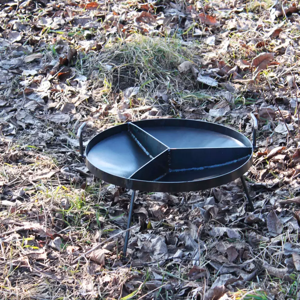 Сковорода трисекційна з диска борони 50 см