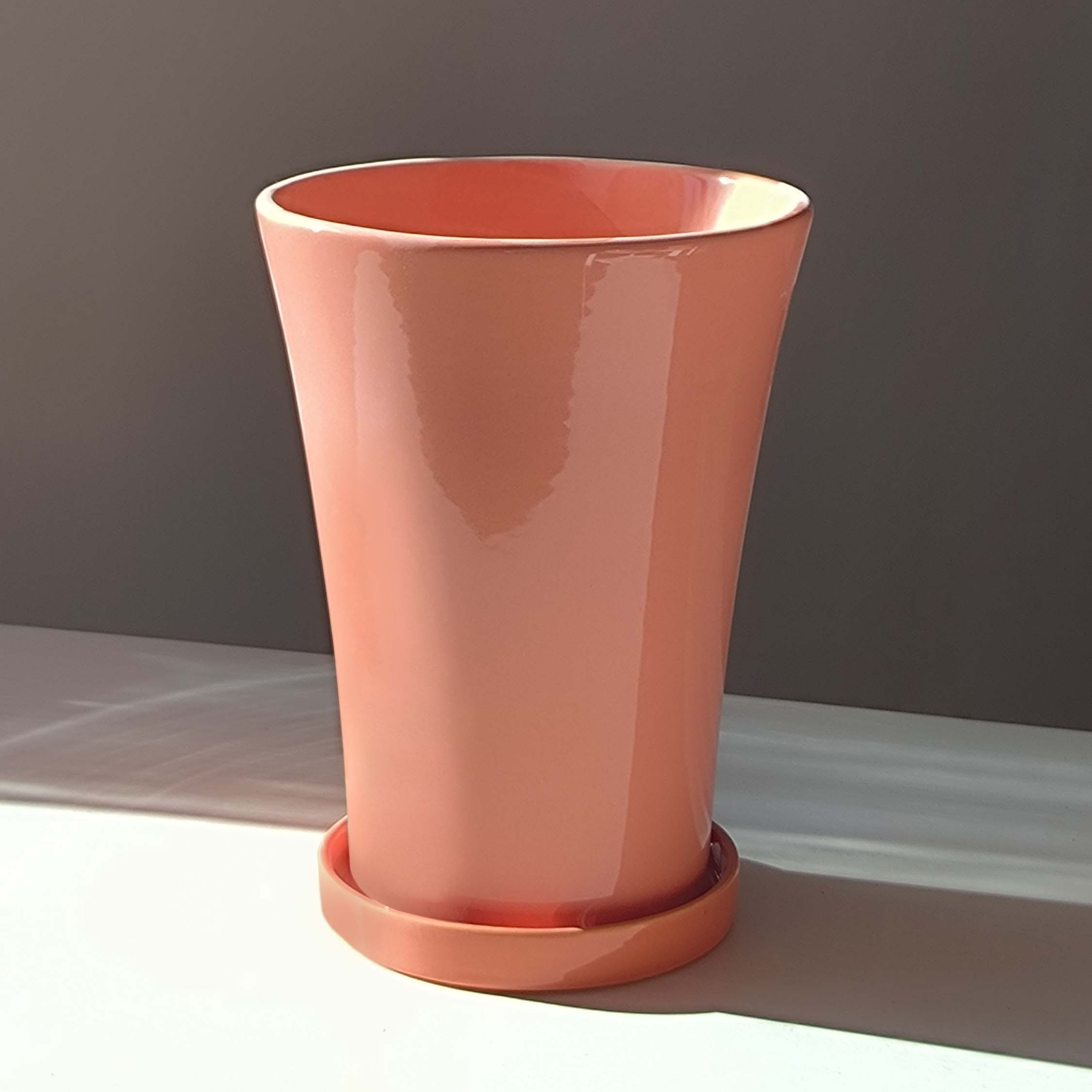 Горщик керамічний Дзвіночок 1,2 л Помаранчевий p131