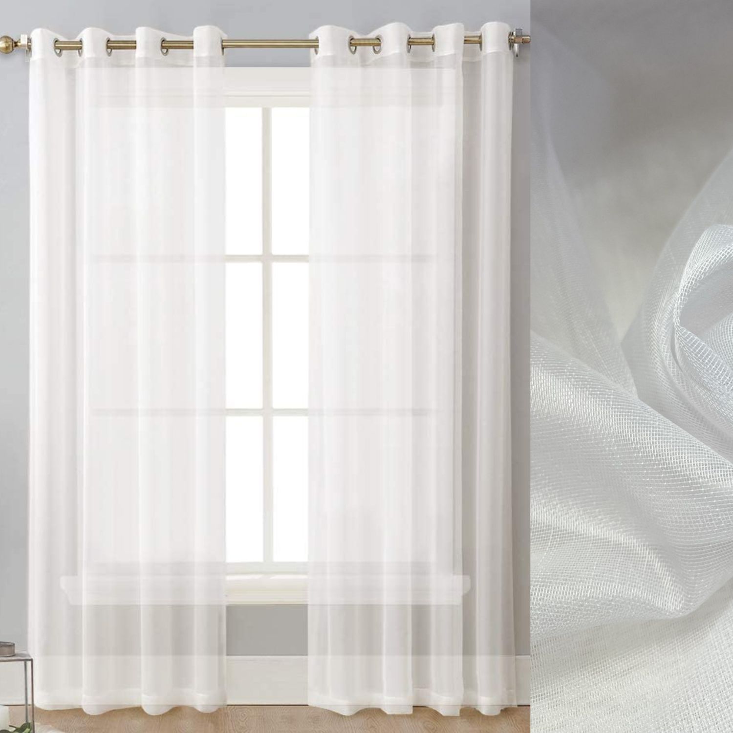 Фіранка "бамбук" преміум. Ціна за 1мп/пошитого тюлю