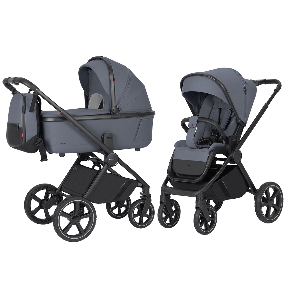 Коляска універсальна CARRELLO Ultimo 2025 CRL-6528 (2in1) Cool Grey