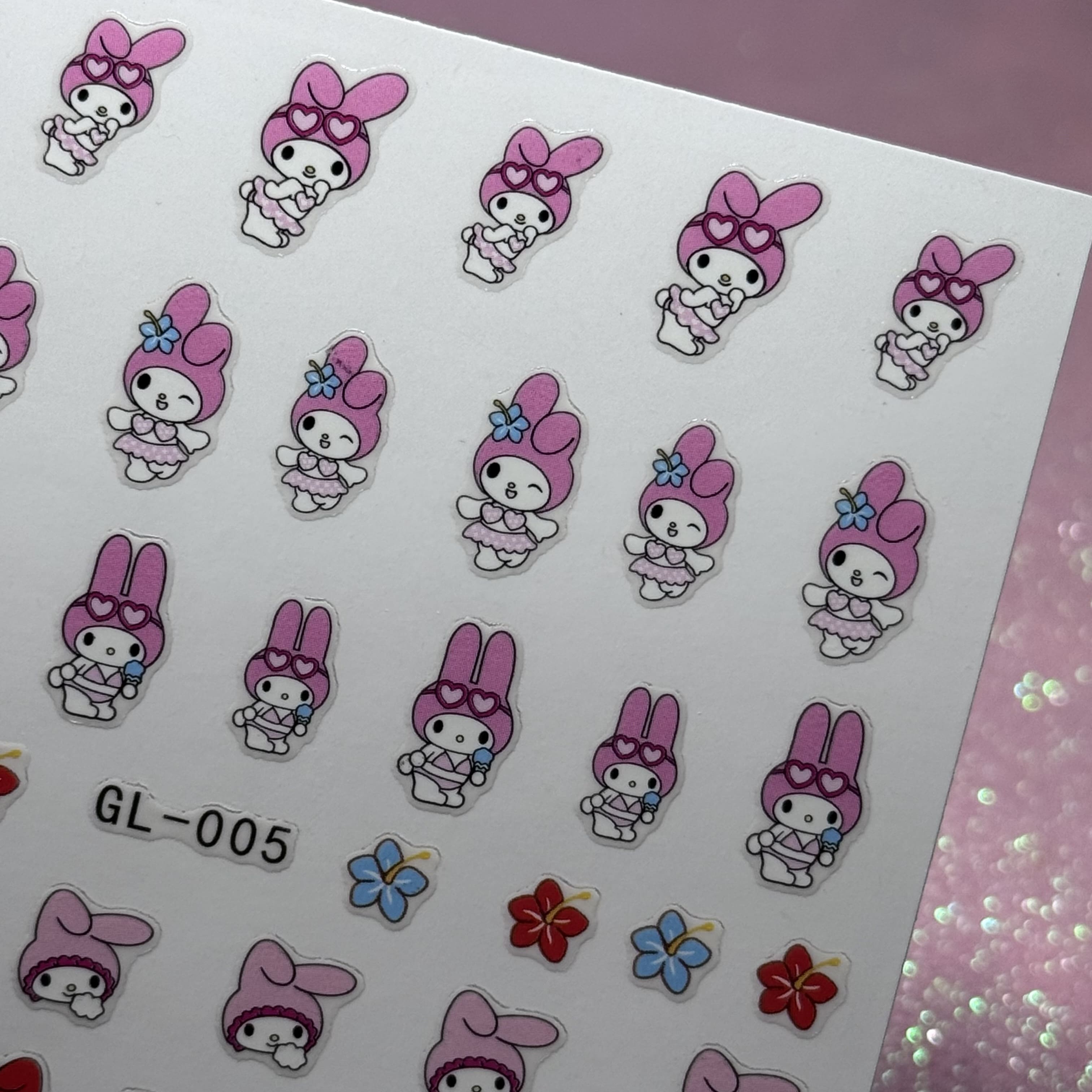 Наклейки для нігтів "My Melody" GL-005