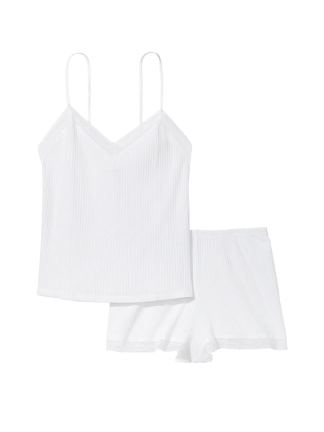 Піжама Lace-Trim Pointelle Cami & Shorts Set