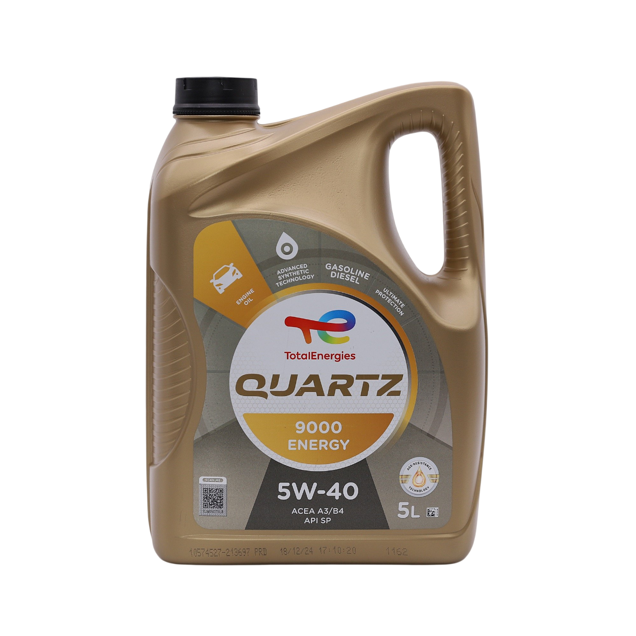 Олива моторна Total Quartz 9000 Energy 5W-40 5L
