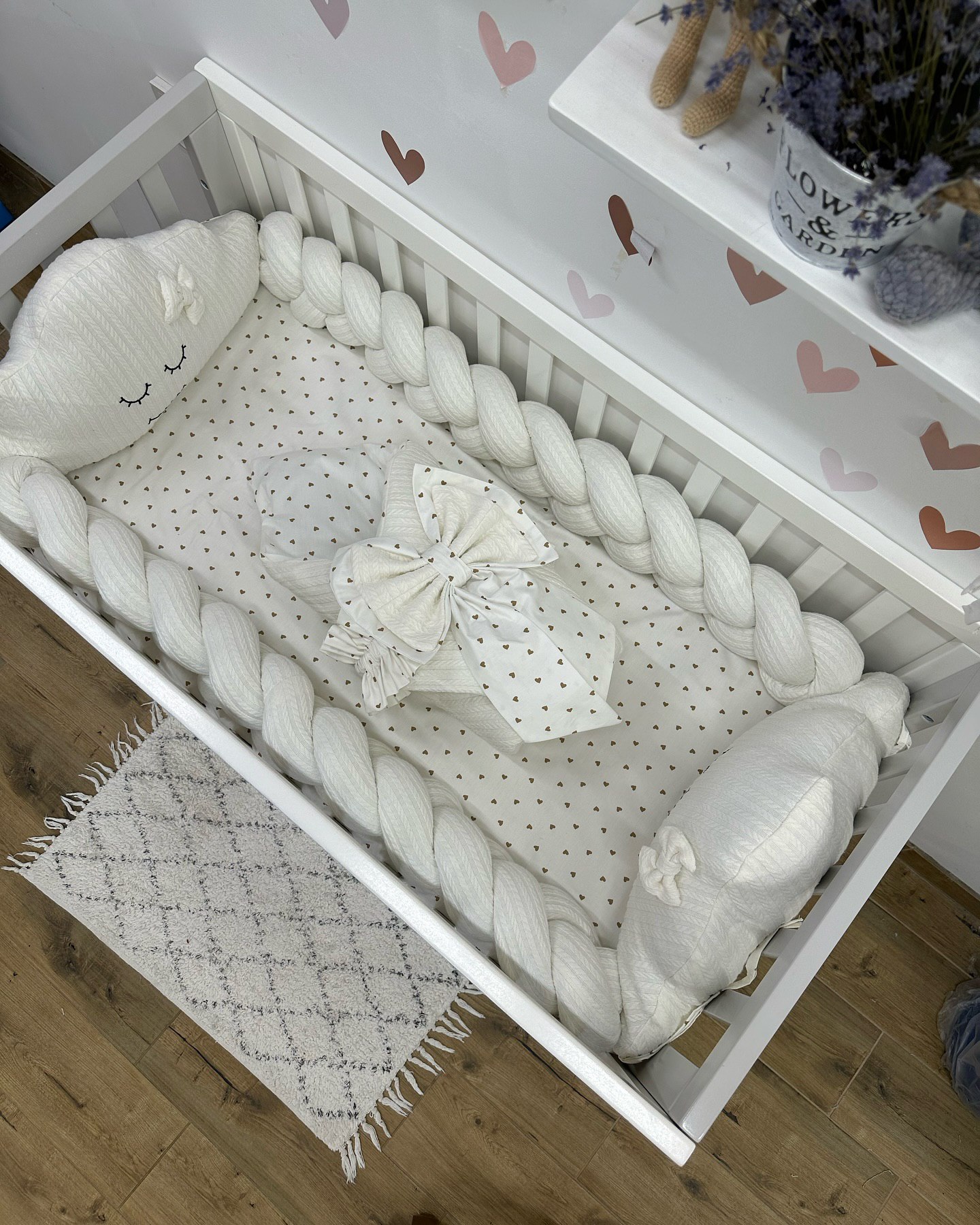 В ліжечко набір Babys «Дві хмаринки» молоко