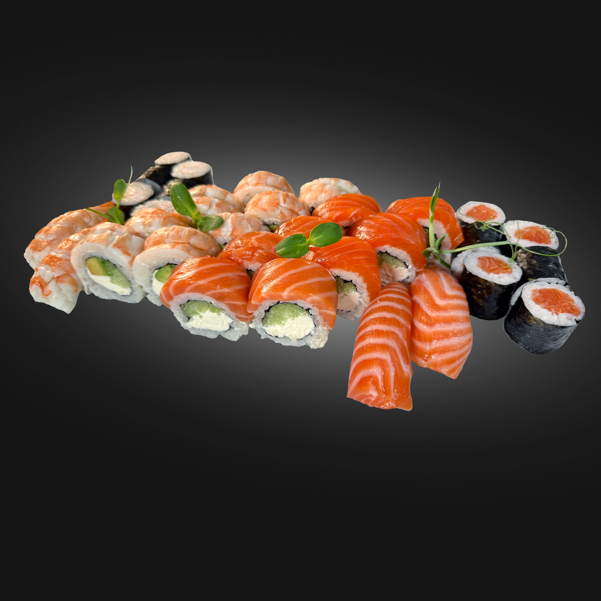 Сет Лосось і Креветка