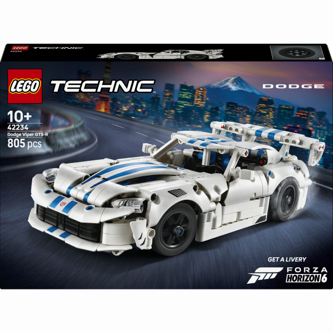 Конструктор Lego Technic Спортивний автомобіль Dodge Viper GTS-R (42234)