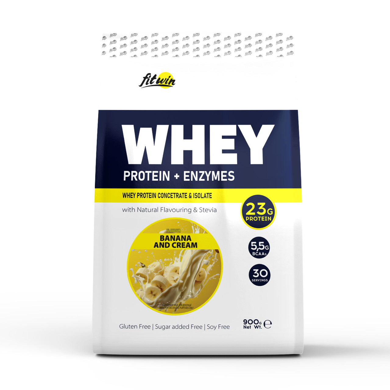 Сироватковий протеїн, Whey - 900g Banana and Cream