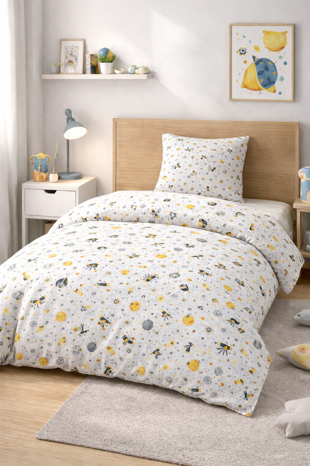 Постільна білизна для хлопчиків ранфорс прінт  "Зелений Майнкрафт"