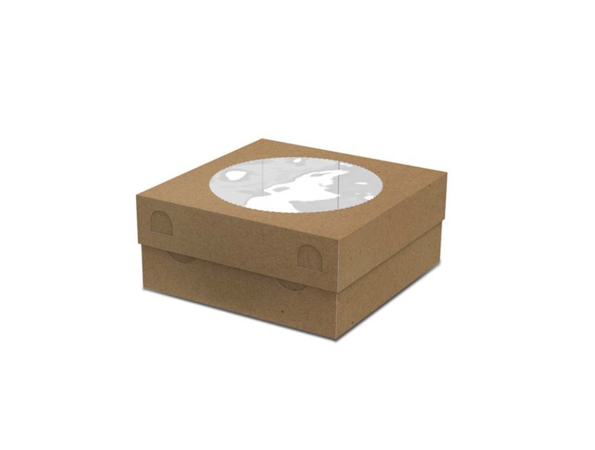 Упаковка для тортів, пирогів  205*90*205 мм Міді Крафт, 50 шт