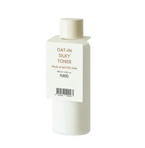 Тонер заспокійливий з водою насіння вівса Purito Oat-in Silky Toner 200 ml.