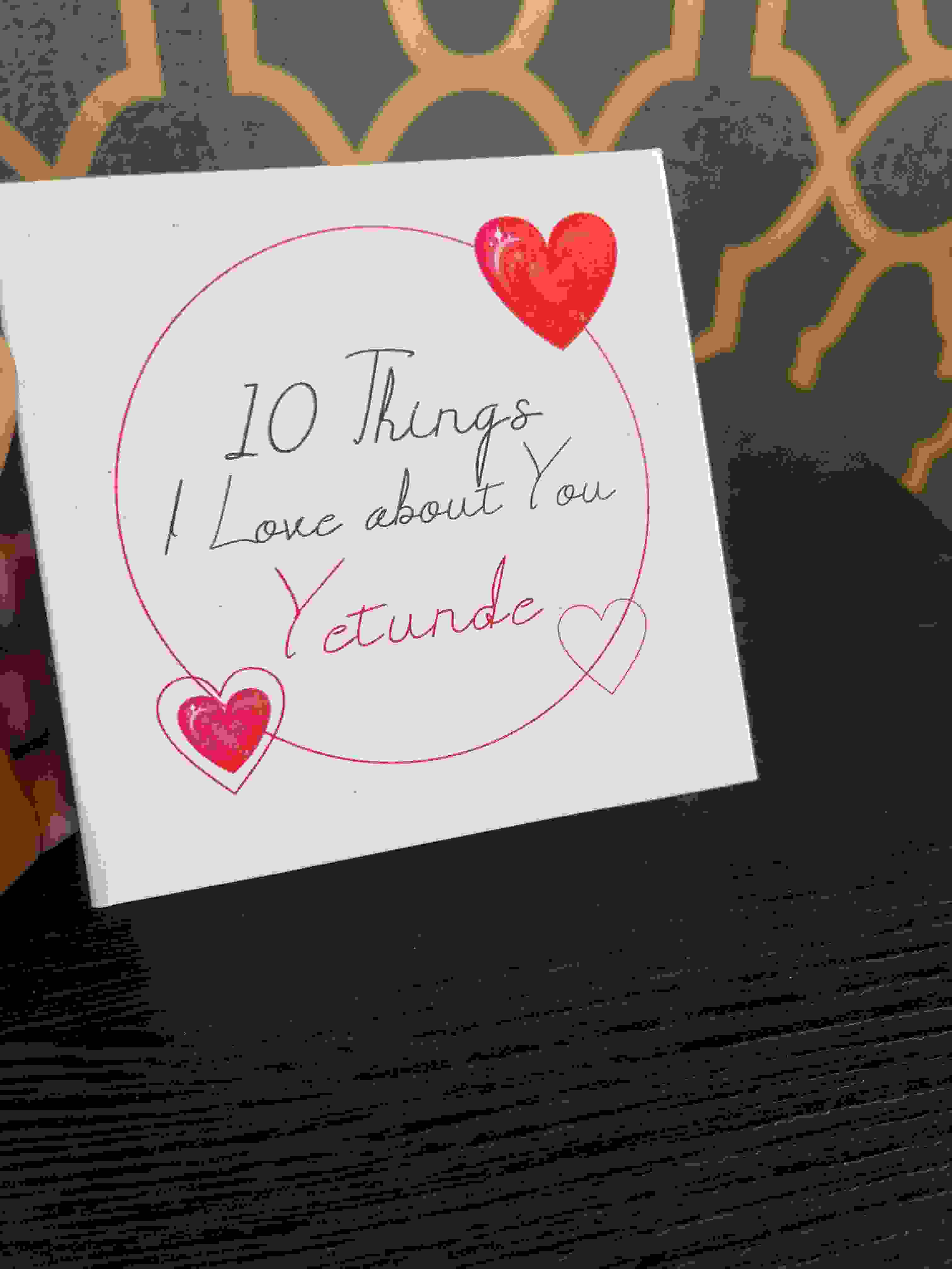 10 reasons why I love you box 