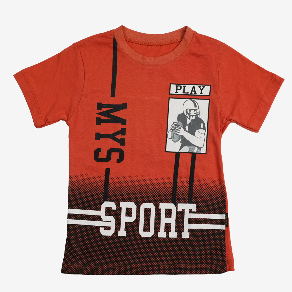 Футболка теракотова